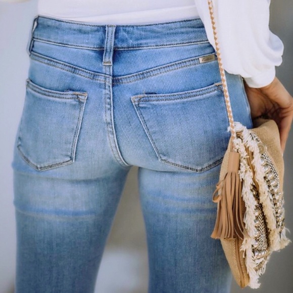 STILL INTERESTED RELISTED UNDER JEANS KanCan | Mid Rise Button Fly Flare Jeans - Picture 6 of 16